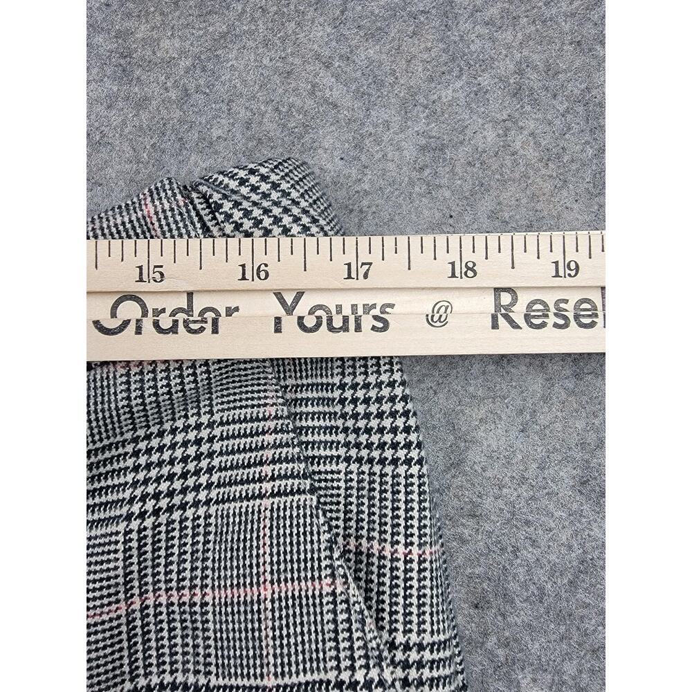 LL Bean Pants Womens 14 Plaid Classic Fit Lined Straight Leg Work Office - Picture 16 of 16